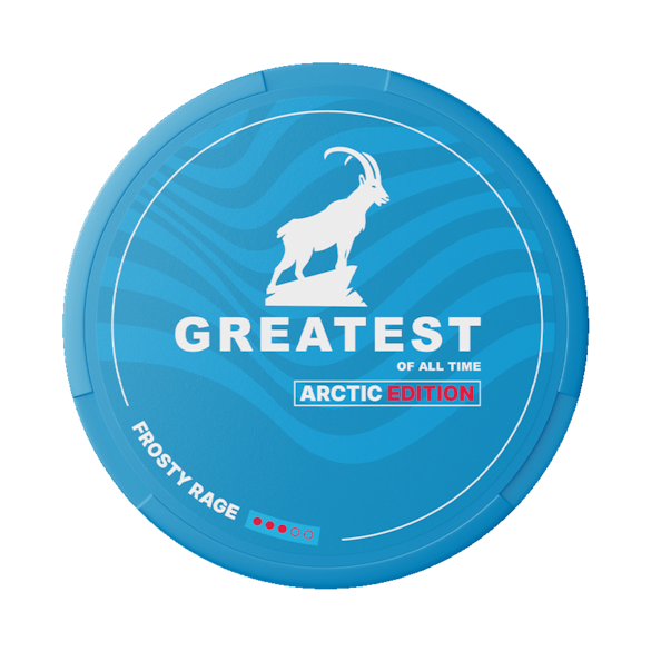 GREATEST Arctic Edition – Frosty Range
Extra Strong Mint & Menthol Nicotine Pouches