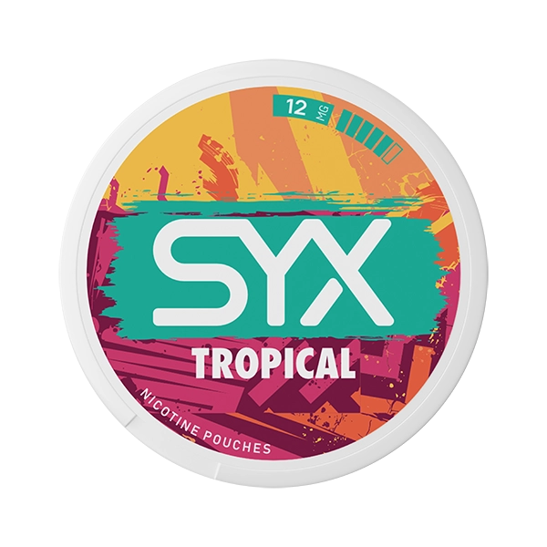 SYX Tropical 12mg – Strong Nicotine Pouches with Exotic Tropical Flavor