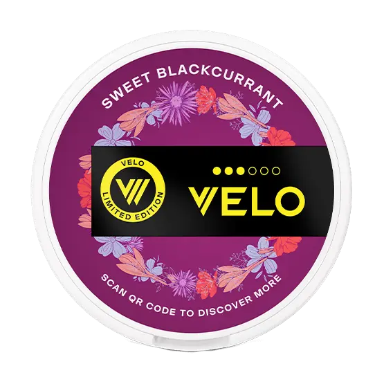 VELO Sweet Blackcurrant Limited Edition Snusi.net