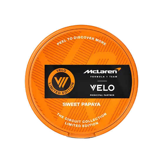 Velo Mclaren Sweet Papaya Snusi.net