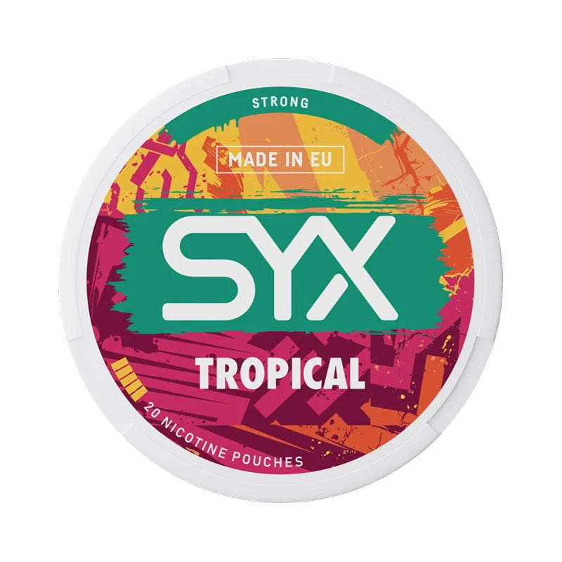 SYX Tropical 12mg – Strong Nicotine Pouches with Exotic Tropical Flavor