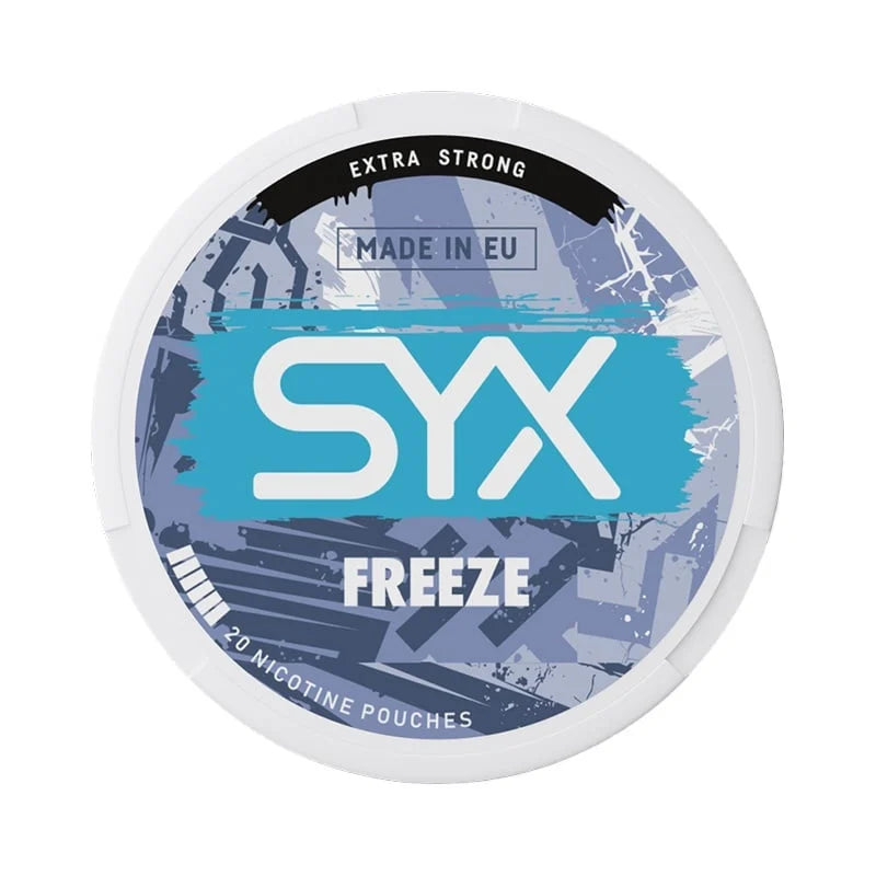 SYX Freeze Extra Strong – Icy Mint Nicotine Pouches with Maximum Power