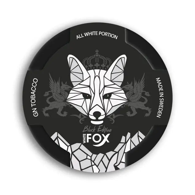 White Fox Black Slim All White Snusi.net
