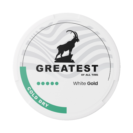Greatest Cold Dry White Gold – Intense Mint Freshness with Powerful Nicotine