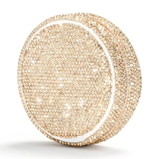 Kelly White Gold Glitter Storage Can Snusi.net