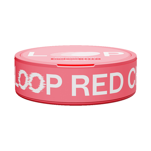 LOOP Red Chili Melon Extra Strong nicotine pouches slim con sabor a sandía y chili, 11.8mg por pouch