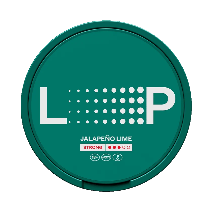 LOOP Jalapeño Lime Strong Nicotine Pouches | 8.9 mg/pouch
