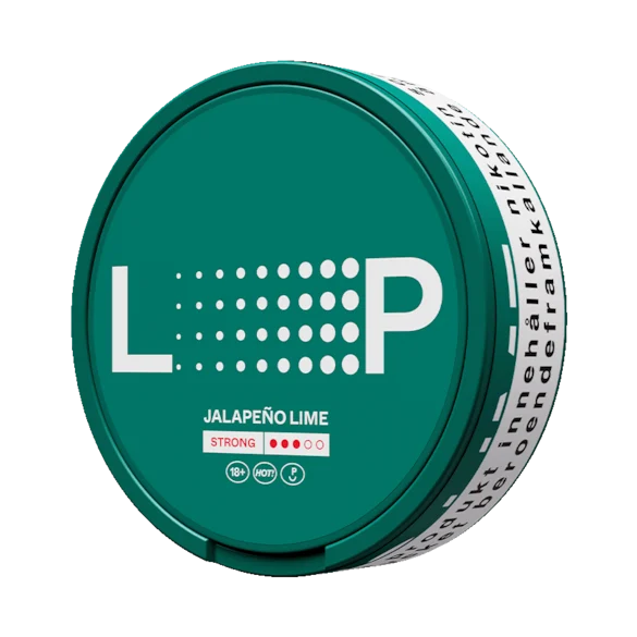 LOOP Jalapeno Lime Strong Nicotine Pouches | 8.9 mg/pouch snusi.net