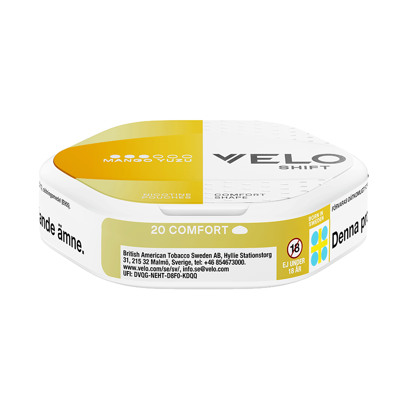 VELO Shift Mango Yuzu 8mg Sachets de Nicotine snusi.net