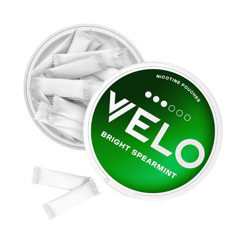 VELO Bright Spearmint Slim Nicotine Pouches – Fresh Mint Menthol 8mg