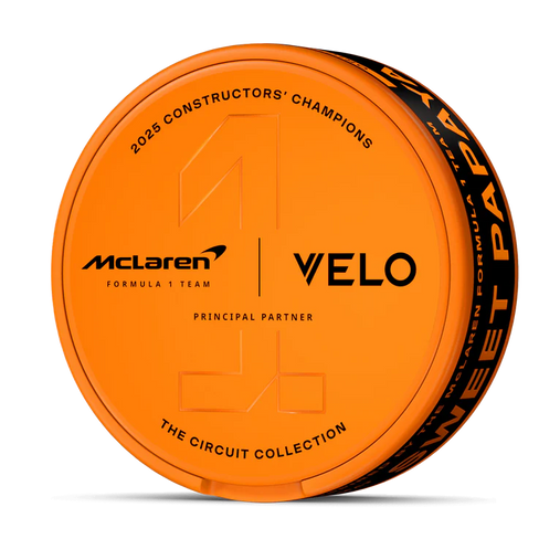 VELO McLaren Sweet Papaya – A Tropical Burst of Speed and Flavor - snusi.net
