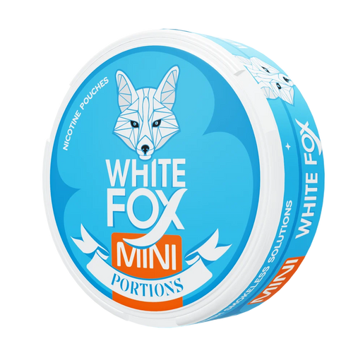 White Fox All White Mini أكياس نيكوتين ميني بنكهة cool mint، 10 ملغ في كل كيس