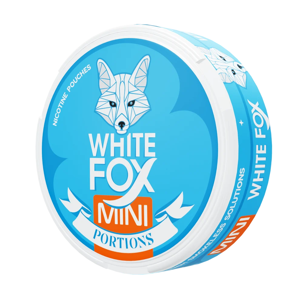 White Fox All White Mini أكياس نيكوتين ميني بنكهة cool mint، 10 ملغ في كل كيس
