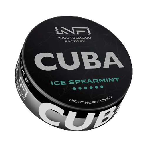 CUBA Ice Spearmint Strong – Extremely Strong Nicotine Pouches