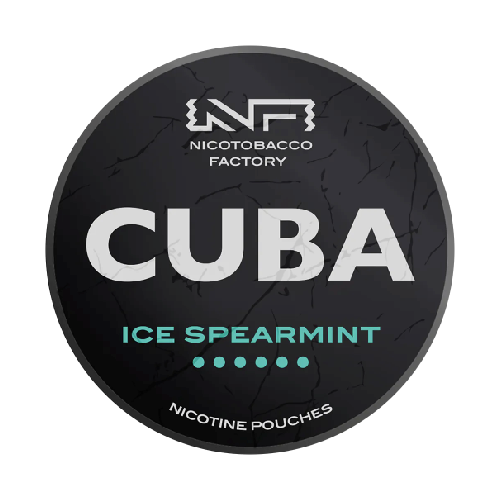 CUBA Ice Spearmint Strong – Extremely Strong Nicotine Pouches