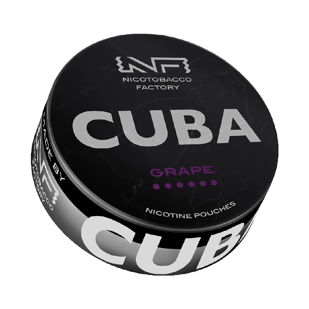 CUBA Black Grape Nicotine Pouches | 66 mg-g Grape