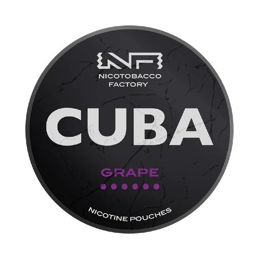 CUBA Black Grape Nicotine Pouches | 43 mg Grape snusi.net