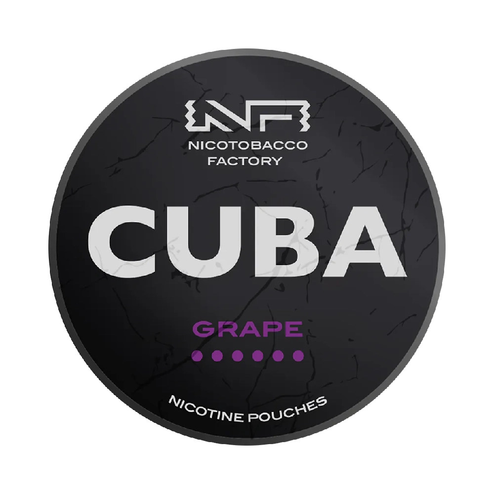 CUBA Black Grape Nicotine Pouches | 43 mg Grape snusi.net