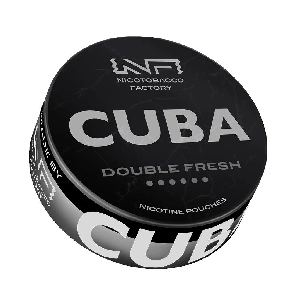 CUBA Black Double Fresh Nicotine Pouches | 43 mg Mint