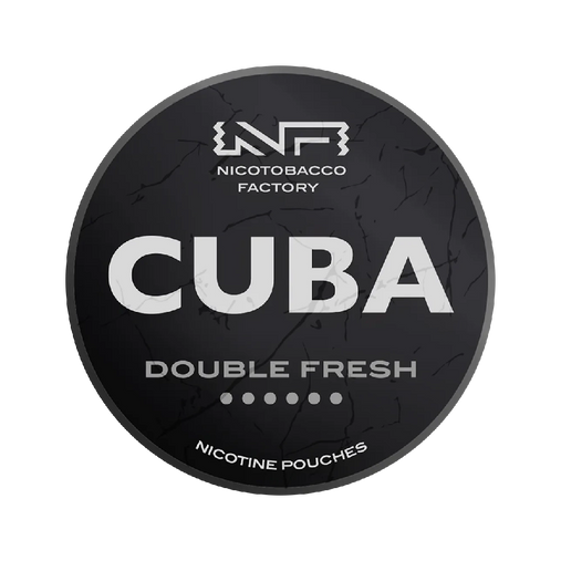 CUBA Black Double Fresh Nicotine Pouches | 43 mg Mint