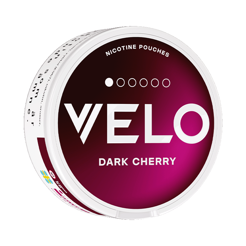 VELO Dark Cherry Mini Nicotine Pouches – Cherry & Almond, 4mg