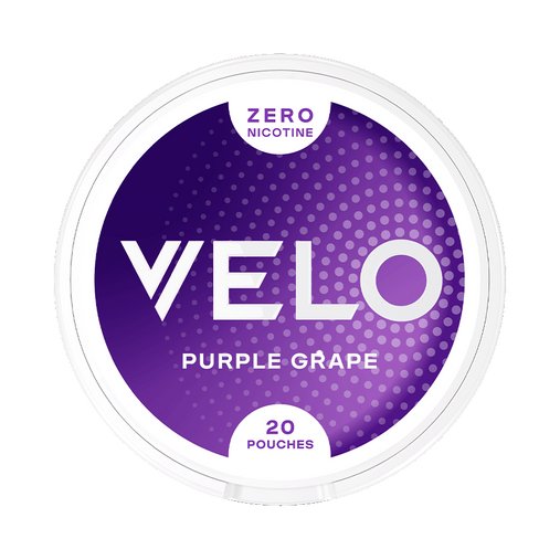 VELO Purple Grape Zero – Nicotine-Free Slim Pouches with Grape Flavor