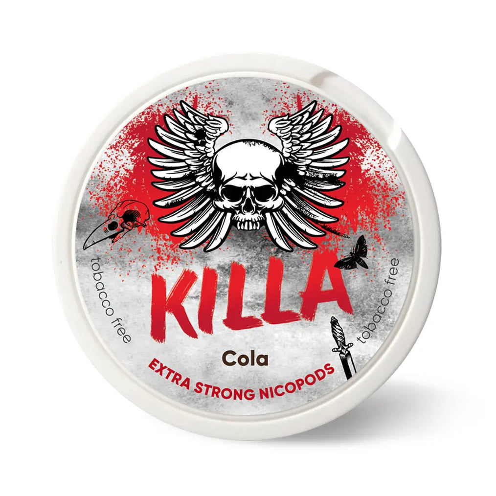 KILLA Cola Extra Strong Slim All White Snusi.net